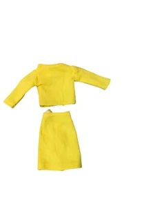Gonna Barbie Clone MOD gialla vintage anni 60 con top camicia abbinata leggi bene - Foto 1 di 8