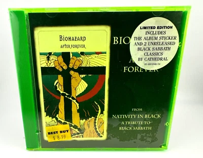 Biohazard / Cathedral - Nativity in Black -RARE NEON LTD 1st ED + Sticker + Hype Foto 1 de 4
