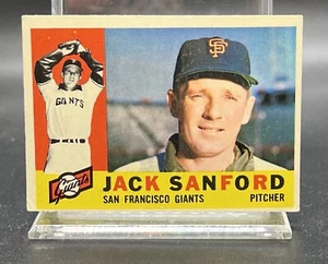 1960 Topps Baseball #165 Jack Sanford San Francisco Giants - Picture 1 of 2