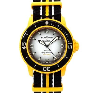 swatch Blancpain Fifty Fathoms Pacific Ocean SO35P100 90284317 - Picture 1 of 7