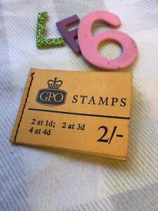 Vintage GPO Stitched Postage Stamp Book*with One Stamp Still Inside , Scarce