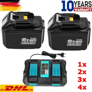4X BL1860B BL1850B BL1840B für Makita  Li-ion Akku 18V 6,0Ah LXT BL1830B - Bild 1 von 19