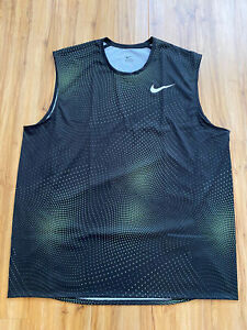 Nike Pro Elite 2018 Distance Mens Tank Top Track Field Marathon Running Sz 2XL-T