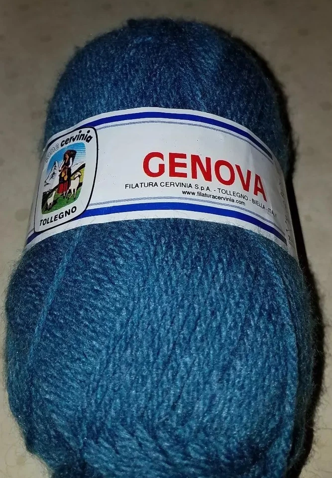 FIO/BOLA DE FIO LANE CERVINIA GENOVA (DESCONTINUADO) - COR #1640 AZUL - Imagem 1 de 3