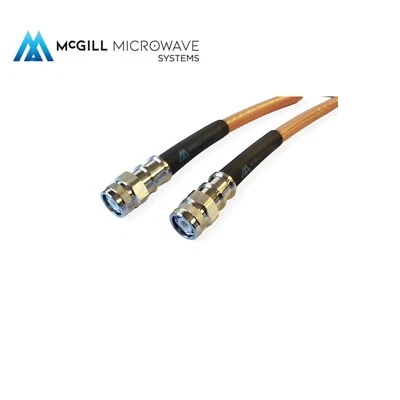 TNC Male to TNC male Cable Coaxial RG393 Silver plated High Power Shielded - Image 1 of 4