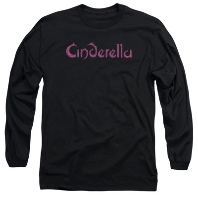 CINDERELLA LOGO ROUGH Licensed Men's Long Sleeve Graphic Tee Shirt MEDIUM - Image 1 of 2