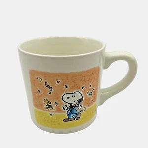 PEANUTS SNOOPY Mug Cup 7oz Snoopy Town NAGOYA 1999 Vintage  - Picture 1 of 7