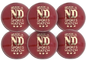 Pelota de Cricket Match Quality Junior 4 3/4 OZ Grado A Pelotas de Cricket MCC REGLAMENTO - Imagen 1 de 5
