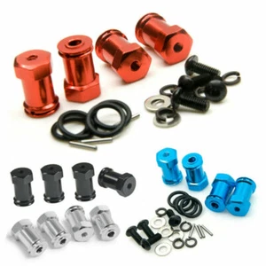 Buje hexagonal de rueda de 12 mm 4 piezas con adaptadores de extensión de 20 mm para SCX10 WRAITH RC Crawler #B - Imagen 1 de 16