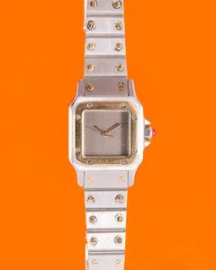 Cartier Santos Galbee Ghost Dial Two Tone Yellow Gold - Picture 1 of 8