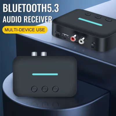 USB Bluetooth 5.3 adattatore ricevitore Audio Wireless Stereo Music 3.5mm AUX - Immagine 1 di 4