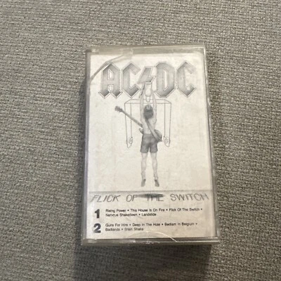 AC/DC - Flick Of The Switch 1983 (Audio Cassette) Atlantic Records - Image 1 of 4