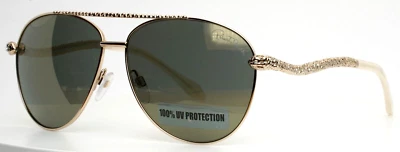 Gafas de sol de aviador ROBERTO CAVALLI Hoedus 899S 28G doradas para mujer 59-13-135 B:51 Foto 1 de 4