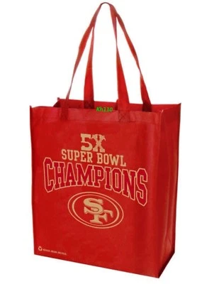 Bolso de compras reutilizable NFL San Francisco 49ers 5x Super Bowl Champions Foto 1 de 4