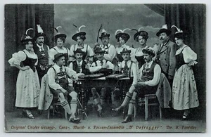 Austrian Tyrolean Hat Gesang Singers: Tanz Dance~Rossen Ensemble~Zithers? Violin - Picture 1 of 1