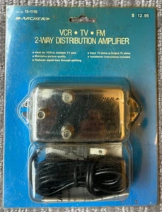 Archer (Radio Shack) 2-Way Amplifier 15-1116 120v AC 50 - 450 MHz VCR/VHF/CATV - Picture 1 of 3