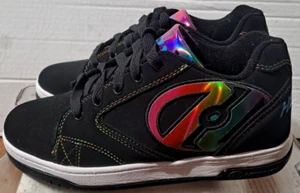 Heelys Size Youth Size 5 Black Wheeled Skate Sneakers Shoes Style# 770844 - Picture 1 of 12