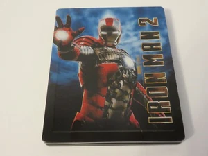 MARVEL IRON MAN 2 STEELBOOK BLU RAY BLURAY UK IMPORT LIMITED EDITION - Picture 1 of 10