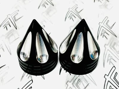 TAPAS HORQUILLA ZX-14R CORTE CONTRASTE NEGRO 2006-2024 KAWASAKI NINJA ZX14R Foto 1 de 4