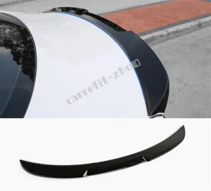 For Hyundai Elantra 2017-2018 Glossy Black Rear Trunk Spoiler Tail Lip Wing Bar - Picture 1 of 9