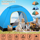 Large 2-3 Man Person Automatic Pop Up Tent Double Layer Festival Camping Fishing