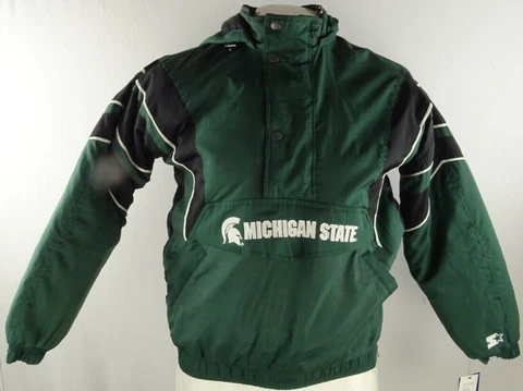 Michigan State Spartans NCAA Starter Men's Winter Jacket Cover