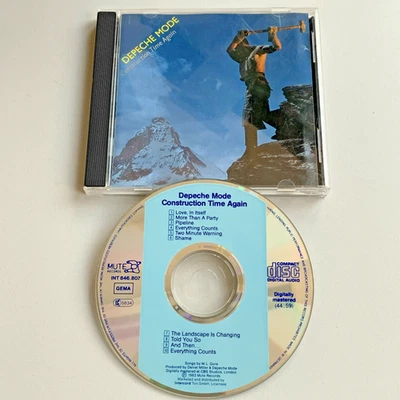 CD Depeche Mode - Construction Time Again - W. Germany press 1986 mit Songtexten - Bild 1 von 4