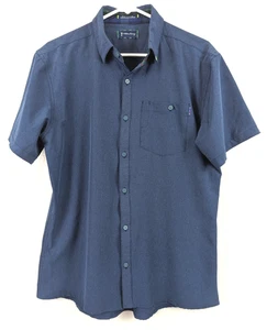 William Murray sz L Golf Shirt blue short sleeves lightweight stretchy polo 0861 - Picture 1 of 7