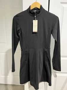 NWT Calia Women’s Long Sleeve Mock Neck Golf Dress XS Built In Shorts Tennis - Picture 1 of 14
