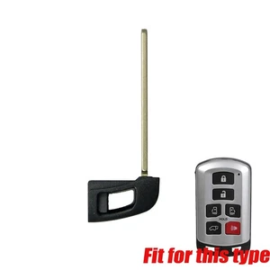 Uncut Remote Emergency Insert Key Replacement For Toyota Sienna 11-19 6951508020 - Picture 1 of 6