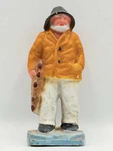 Cast Iron Fisherman Statue - Picture 1 of 12
