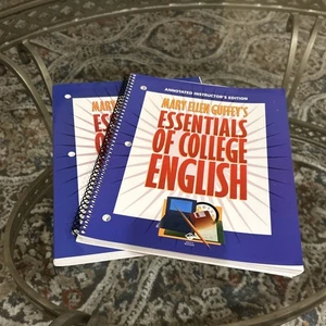 Essentials of College English Instructor Ed. & Student Copy Mary Ellen Guffey - Picture 1 of 18