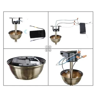 Ventilatore da Soffitto Kit Telecomando Smart Universale Ventilatore da Soffitto Luce Telecomando per - Immagine 1 di 4