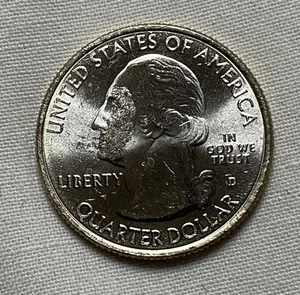 2020 D Tallgrass Prairie America The Beautiful Quarter Struck Through Grease (A) - Picture 1 of 6