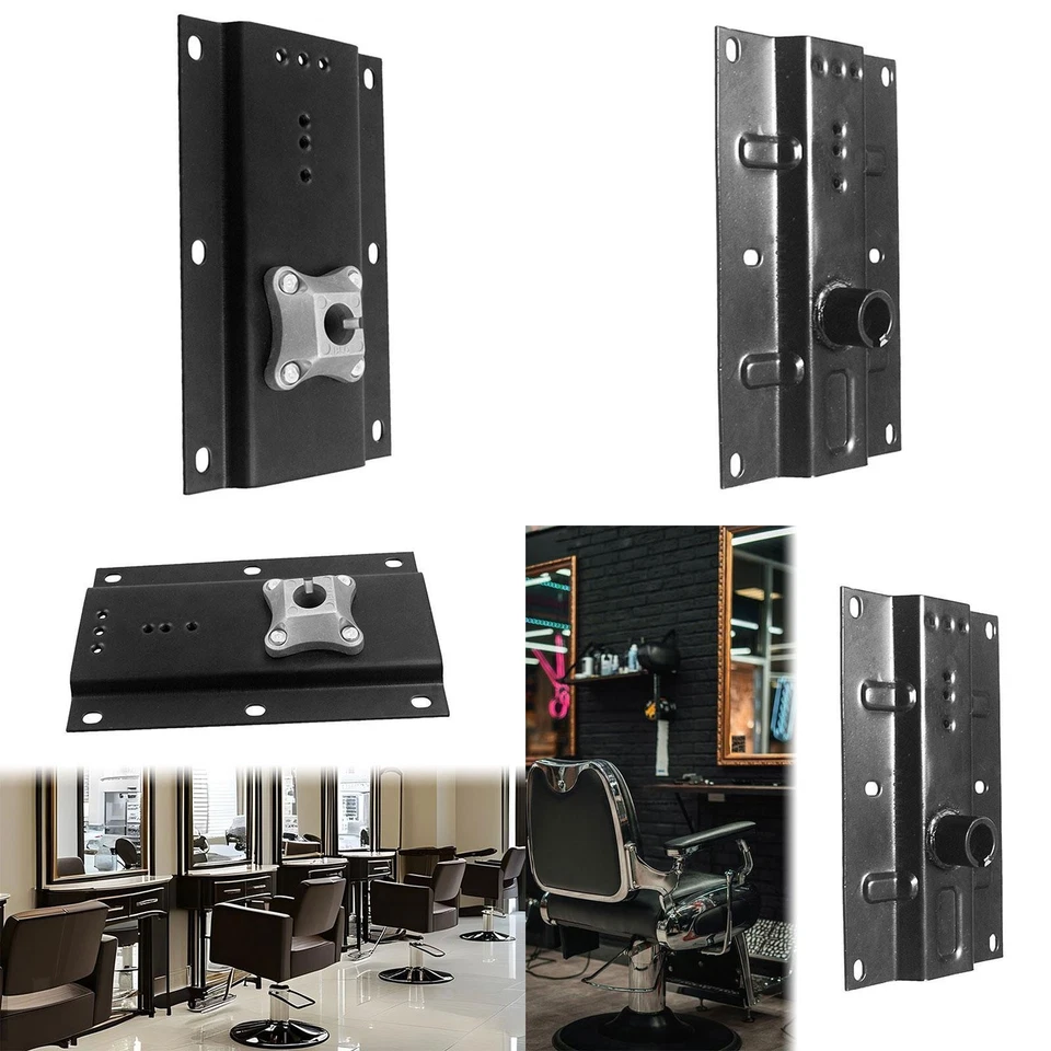 Barber Chair Base Plate Seat Plate Sturdy Easy Installation Swivel Base Mount - Image 1 of 1