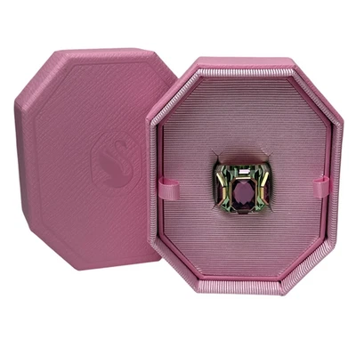 Anillo de cóctel Swarovski Chroma multicolor, chapado en tono dorado EUR 58 / 8 EE. UU. Foto 1 de 4