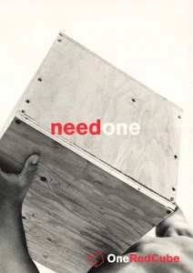 Tower Records One Red Cube Vintage Postkarte - Bild 1 von 2