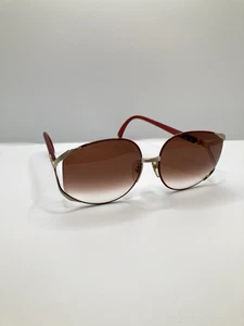 Vtg Christian Dior 2250 44 Rose Sunglasses Gold 63 17 120 Arm Needs Repair - Picture 1 of 21