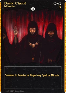 Dark Chant - Base Set - Tempest of the Gods CCG - Picture 1 of 6