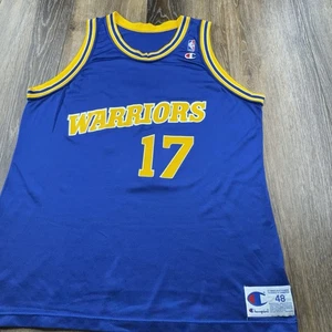 Vintage Chris Mullin Trikot Herren 48 Champion Golden State Warriors NBA 90s USA - Bild 1 von 12