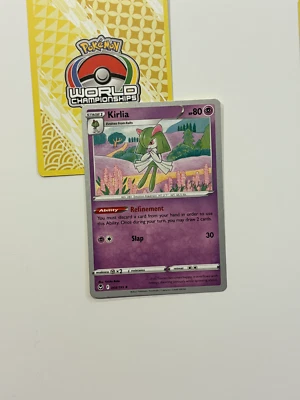 068/195 Kirlia Cosmos Pokemon 2023 World Championships Silver Tempest Variant F - Image 1 of 2
