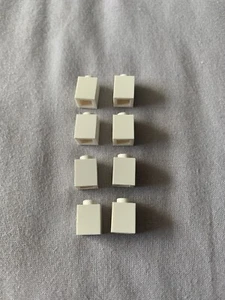8x Lego Architecture White 1x1 Brick Part 3005 Free Shipping!!! - Picture 1 of 1