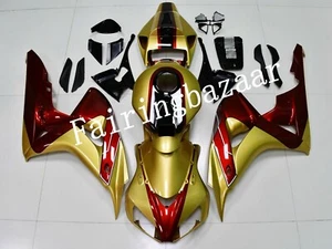 Fit for 2006 2007 CBR1000RR Gold Candy Red Iron Man ABS Injection Fairing Kit - Bild 1 von 7