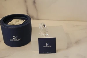 Swarovski Kristall Miniatur Ente stehend 12728 A 7666 NR 032 000 im Karton - Bild 1 von 3