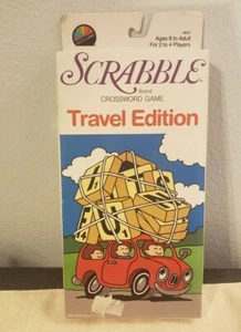 Vintage Scrabble Travel Edition Crossword Game New Sealed 1987 - Picture 1 of 4