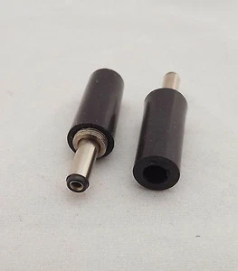 10x 3.5x1.3mm DC Power Cable Male Plug Connector Adapter Soldering Plastic Black - Picture 1 of 6