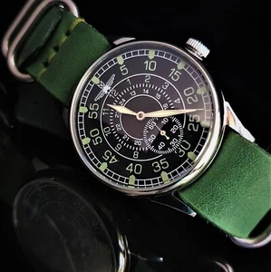 Watch Sturmanskie USSR Vintage Pilot Aviation Soviet Mechanical Watch Pobeda2602 - Picture 1 of 13