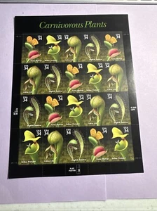 US .34 Carnivorous Plants Sheet of 20 Scott #3528-3531, MNH  (lot 5 File 147 ) - Picture 1 of 2