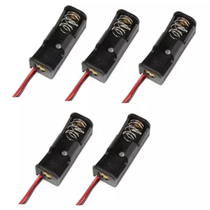 5PCS 23A /A23 Battery 12V Clip Holder Box Case Black For 23A MN21 MS21 Battery - Picture 1 of 12