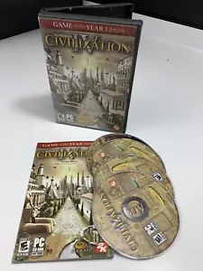 Sid Meier's Civilization IV PC CD-Rom 2005 Game of the Year Edition Software - Picture 1 of 4